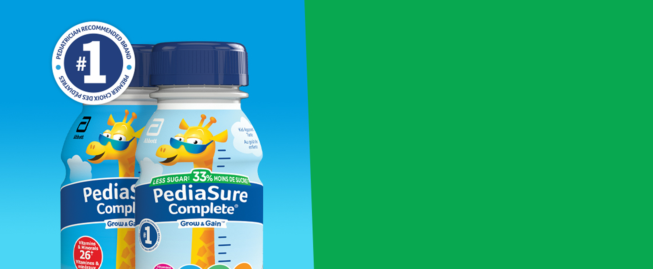 PediaSure Complete is the number one pediatrician recommended brand