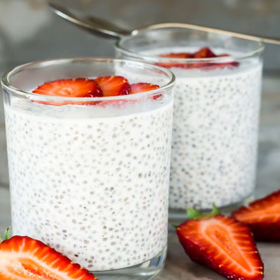 STRAWBERRY CHIA PUDDING