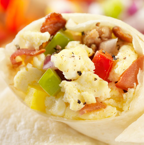 EGG SCRAMBLE BURRITO