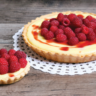 Recette de tartelettes aux framboises à base de PediaSure Complete®