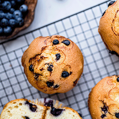easy blueberry muffins