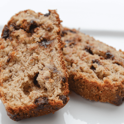 Dark chocolate chip banana bread